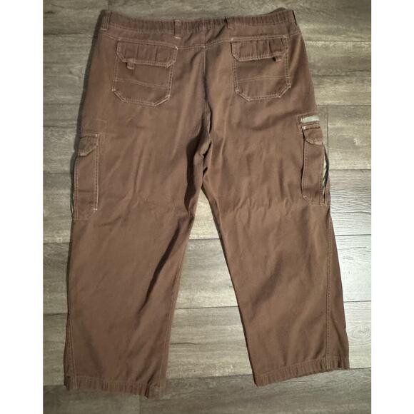 Gander Mtn Mens Brown Cargo Pants Size‎ 46 x 30 (actual 44 x 29) - Picture 3 of 4